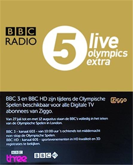 BBC gestart met Olympisch kanaal via DAB